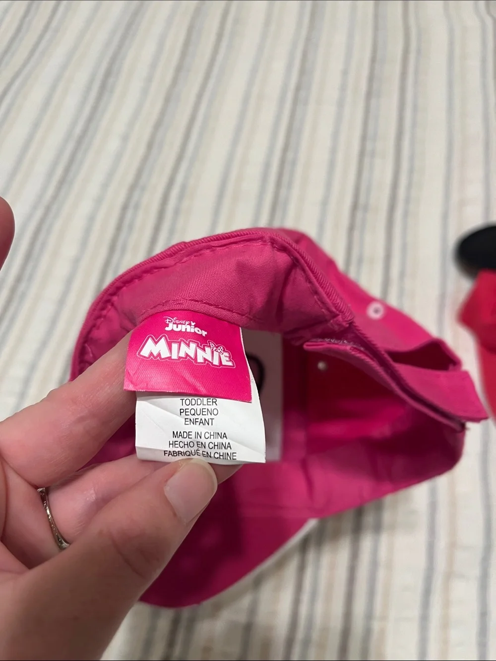 Lot of 2 Minnie Mouse kids hats